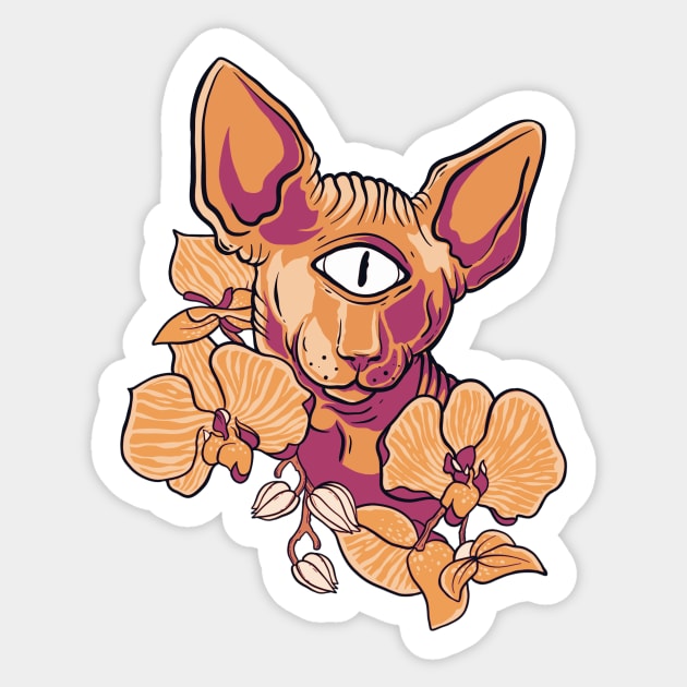 Field of Cyclops Sticker by Spazzy Newton